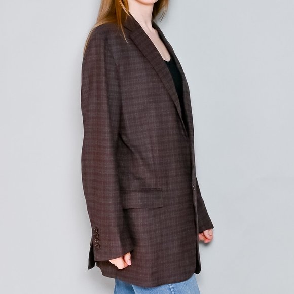 ERMENEGILDO ZEGNA Wool-Cashmere Plaid Sport Coat - Picture 4 of 8